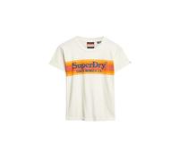 Superdry Damen Figurbetontes Venue Outdoors T-Shirt Wüstenknochen Wollweiß 40