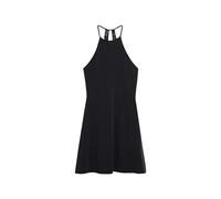 Superdry Damen Fit-and-Flare-Minikleid aus Jersey Schwarz 40