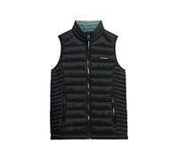 Superdry Damen Steppweste Fuji Lite Schwarz Größe 42