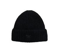 Superdry Damen Strickmütze – gerippt, schwarz – One Size