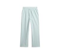 Superdry Damen Gestreifte Hose aus Bio-Baumwolle mit Elastikbund Pfefferminz Kreide Gestreift 38