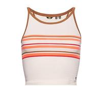 Superdry Damen Gestreiftes Vintage Surf Tanktop Haferfarben Gestreift 36