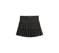 Superdry Damen Gestufter Jersey-Minirock Schwarz 42