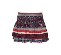 Superdry Damen Gestufter Vintage Minirock Linearer Ikat Bordüren-Print 42