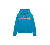 Superdry Damen Hoodie mit Regenbogenstreifen Azurblau 40