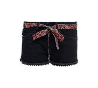 Superdry Lace Hot Kurze Jeans 30 Wolcott Black Stone