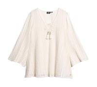 Superdry Ibiza Lace Kurzes Kleid Mit 3/4-ärmeln XS Off White
