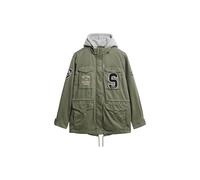 Superdry Jersey Emb Military Jacke S Dusty Olive Green