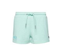 Superdry Damen Jersey-Shorts mit aufgesticktem Vintage-Logo Mintgrün Meliert 40