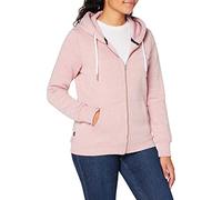 Superdry Damen Kapuzenjacke aus der Orange Label Kollektion Sandig Pink Meliert 38
