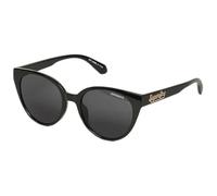 Superdry Damen Katzenaugen-Sonnenbrille Schwarz/Rauchgraue Gläser 1SIZE