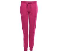 Superdry Damen Klassische Orange Label Jogginghose Magenta Meliert 38