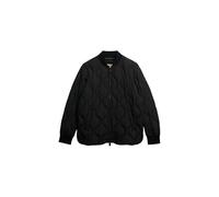 Steppjacke SUPERDRY "SHORT QUILTED LINER JACKET", Damen, Gr. M, schwarz, Web, Obermaterial: 100% Polyester, unifarben, relaxed fit, Jacken Steppjacke (63276555-M) schwarz
