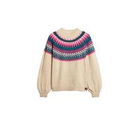 Superdry Damen Lässiger Strickpullover mit Muster