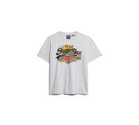 Superdry La Vl Graphic Relaxed Short Sleeve T-shirt Grau L Frau (Herstellerartikelnummer: W1011401A-1LN-14)