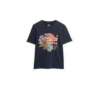 Superdry Tokyo Vl Relaxed Short Sleeve T-shirt Blau S Frau (Herstellerartikelnummer: W1011423A-98T-10)