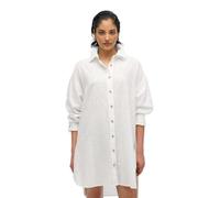 Superdry Damen Lang geschnittenes Ibiza-Strandhemd Optik 36