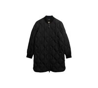 Steppjacke SUPERDRY "LONG QUILTED LINER JACKET", Damen, Gr. L, schwarz, Web, Obermaterial: 100% Polyester, unifarben, relaxed fit, Jacken Steppjacke (72257944-L)