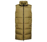 Superdry Damen Lange Steppweste Tornado Grün 44