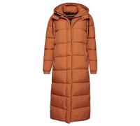 Superdry Damen Langer Ripstop Steppmantel Karamell Raster 36