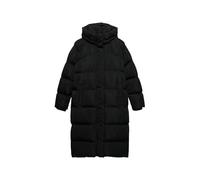 Superdry Damen Langer Steppmantel mit Kapuze