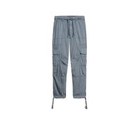 Superdry Damen Leichte Strand-Cargohose Blau Mirage 36