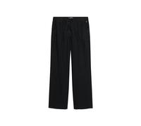 Superdry Damen Leinenhose mit niedriger Leibhöhe Schwarz 42