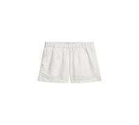 Superdry Damen Leinenshorts Weiß 40