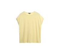 Superdry Damen Locker geschnittenes Studios T-Shirt Französisches Vanillegelb 38