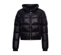 Superdry Damen Luxe Alpine Daunenjacke mit Wattierung Schwarz 44