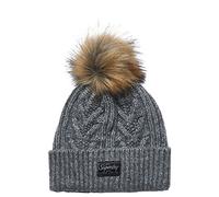 Superdry Damen Cable LUX Beanie Hat, Soft Grau Marl, One Size