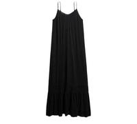 Superdry Damen Maxi-Trägerkleid Schwarz 42