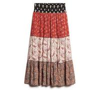 Superdry Damen Maxirock mit Print Mediterranea Print 40