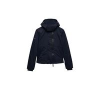 Superdry Damen Microfibre Arctic Windcheater Jacke mit Kapuze Dunkelmarineblau 38