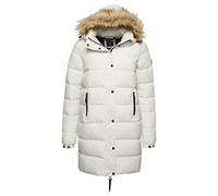 Superdry Damen Mid Layer Kapuzenmantel Winterweiß 40