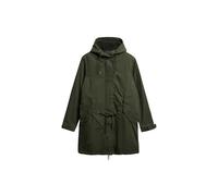 Superdry Damen Military Parka mit Borg-Futter Army Kaki 42