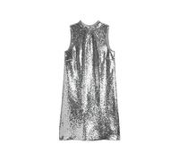 Superdry Damen Mini-Etuikleid mit Pailletten Silber Pailletten 42