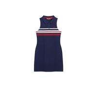 Superdry Damen Mini-Polokleid aus Jersey Kräftiges Marineblau 38