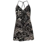 Superdry Vintage Mini Slip Halter Dress Schwarz S Frau (Herstellerartikelnummer: W8011400A-8XM-10)