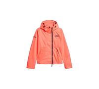 Superdry Damen Mountain Windbreaker Jacke mit Kapuze Pastelline Korallrot 44