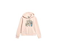 Superdry Damen New York Hoodie mit Grafikprint Pink Tonerde 38