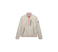 Superdry Damen Outdoor Fleecejacke mit halbem Reißverschluss Ecru Gr. 38