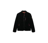 Superdry Fleecejacke OUTDOOR FULL ZIP FLEECE Damen XL Schwarz – 100% Polyester, relaxed fit