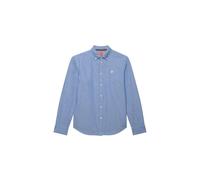 Superdry Damen Oxford Hemd mit Button-Down-Kragen in schmaler Passform Azurblau Chambray Oxford 38