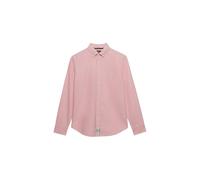 Superdry Damen Oxford Langarmhemd mit schmaler Passform City Pink Chambray Oxford 38