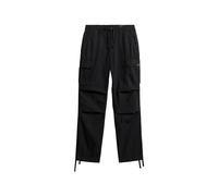 Superdry Damen para Cargohose mit niedriger Leibhöhe Schwarz 30/32