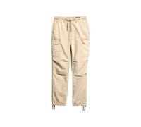 Superdry Damen para Cargohose mit niedriger Leibhöhe Stonewash Taupe Braun 34/30