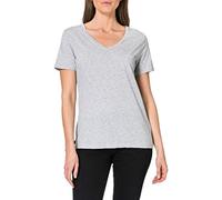 Superdry Damen Pocket V Neck Tee T-Shirt, Mid Marl, XXS