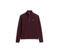 Superdry Polar Fleece Halbreißverschluss-sweatshirt XS Smoky Aubergine