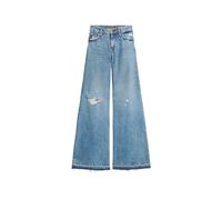 Superdry Raw Hem Wide Flare Hochtaillierte Jeans (Herstellerartikelnummer: W7011066A-2LC-32-34)